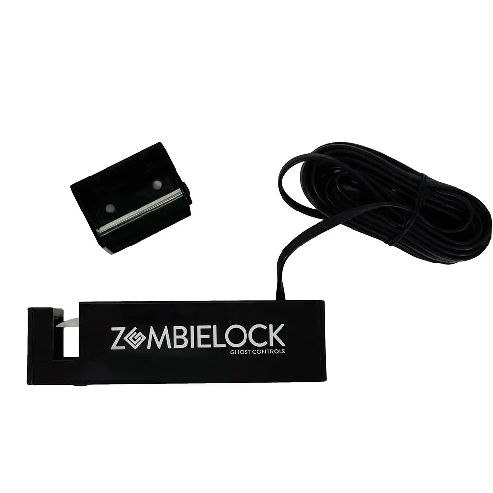 What is the ideal distance from the edge of my gate to the face of my post for the Zoombie lock