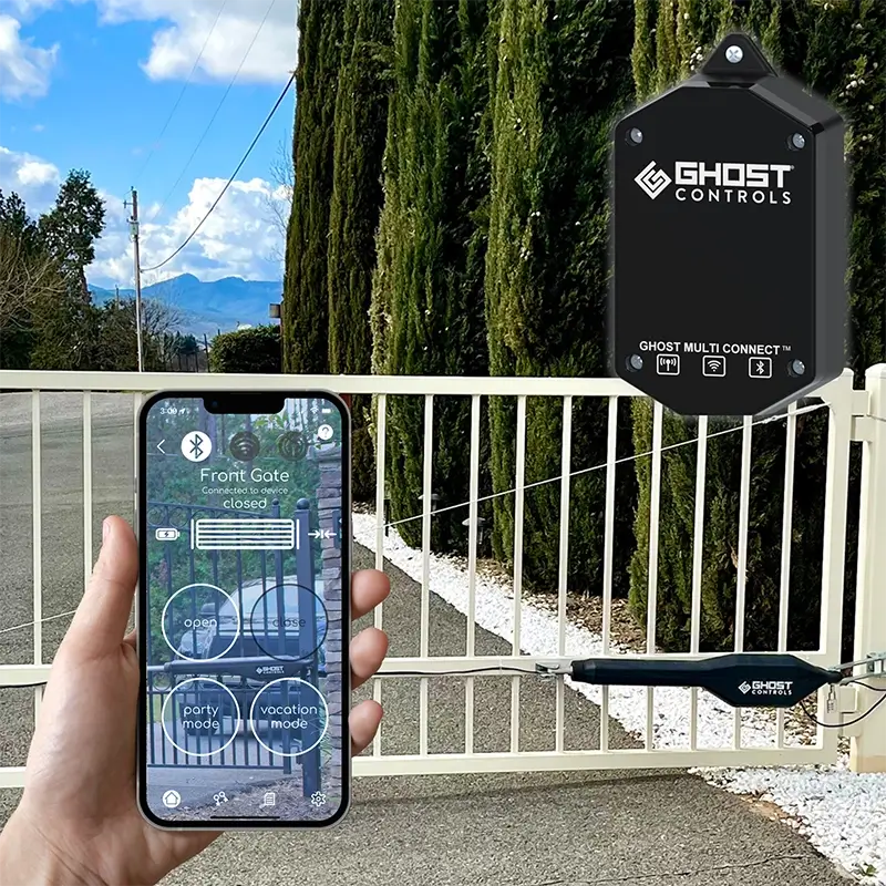 Can you see images at your gate in real time on your phone?