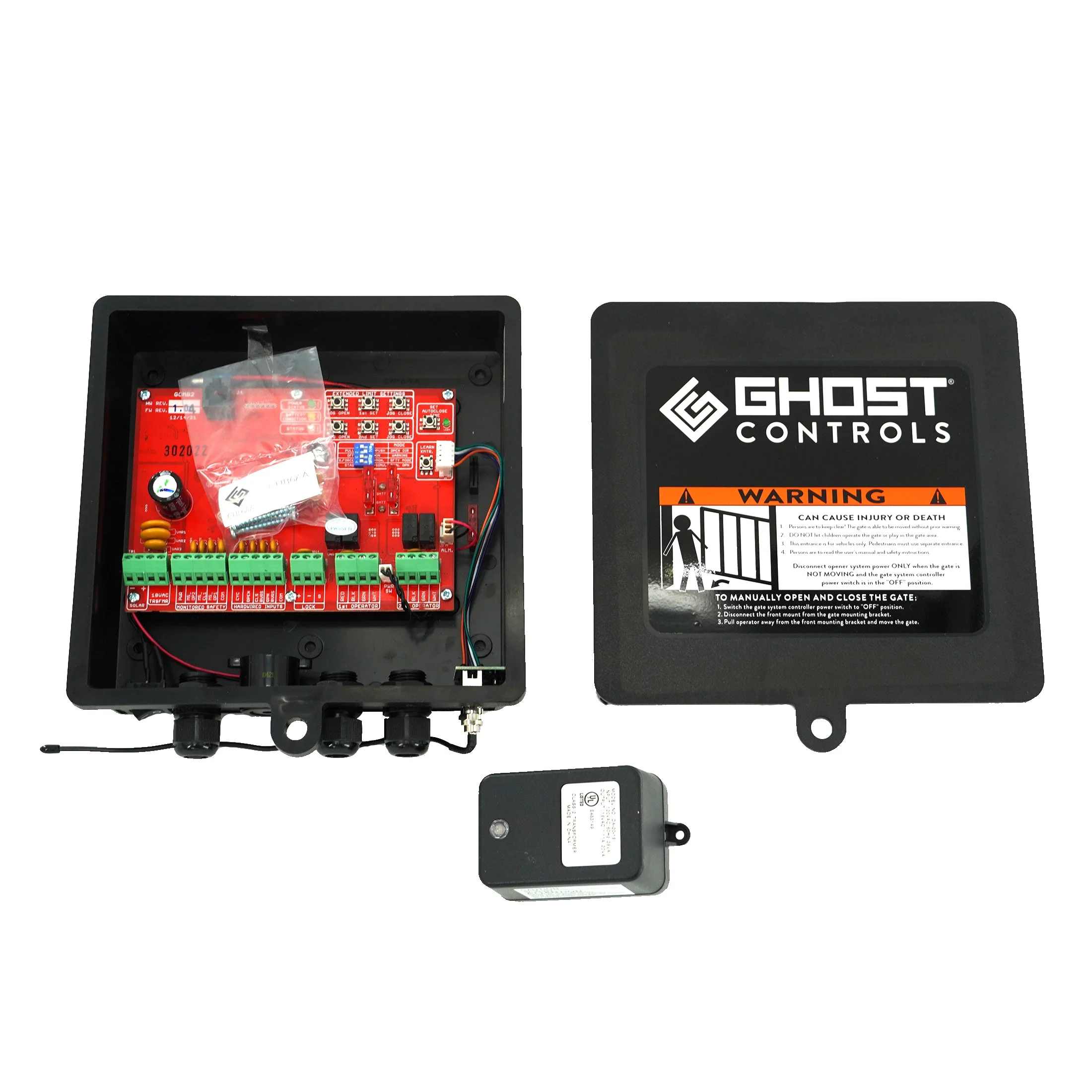 I need a control box that I can mount 50ft away from my arm (theft reasons) is this controller board wireless?