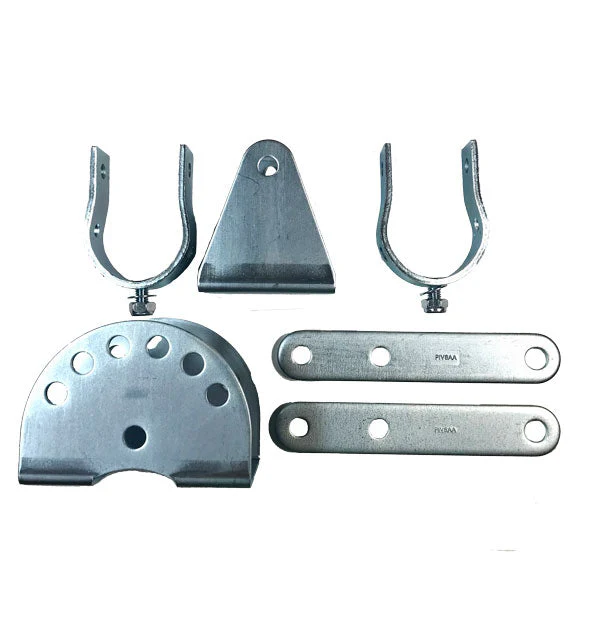 are the pipe clamps for mounting to the fence available separately