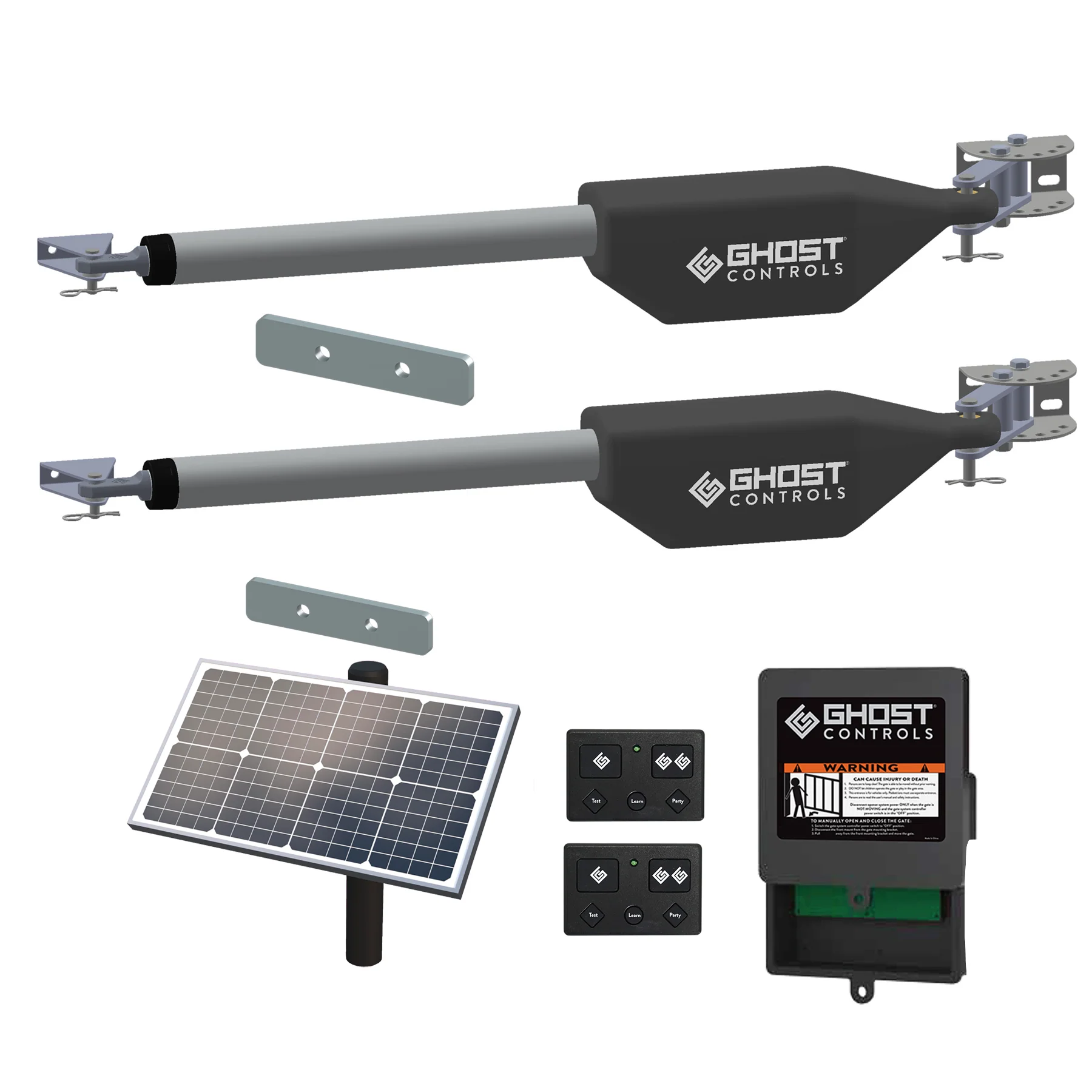 GHOST PRO Dual 30 Watt Solar Gate Opener Bundle - LDM2 + AX30 Questions & Answers
